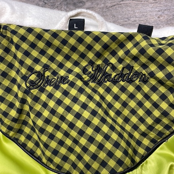 Steve Madden Women’s Cream Wool Blend Pear Coat, size large - Picture 4 of 14